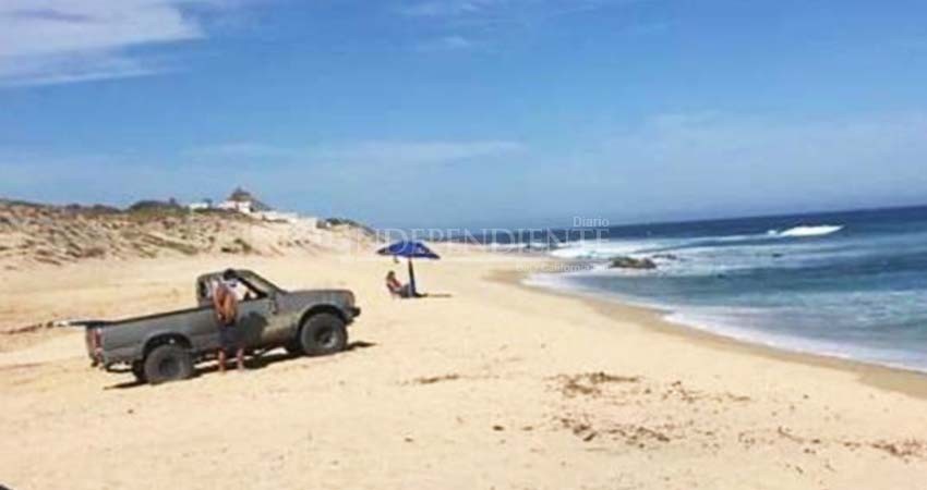 En plena fase 3 por COVID-19, persiste presencia de ciudadanos en playas de Los Cabos
