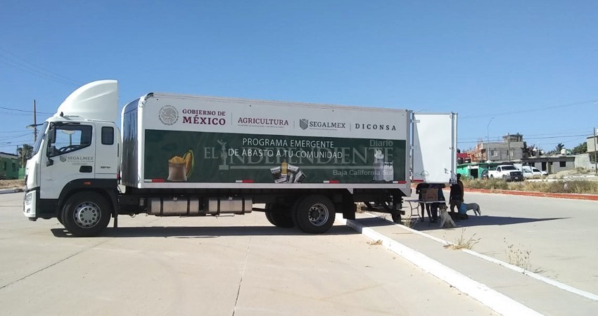 “Competencia desleal” venta de canasta básica del Gobierno de México en vía pública: abarroteros de Los Cabos