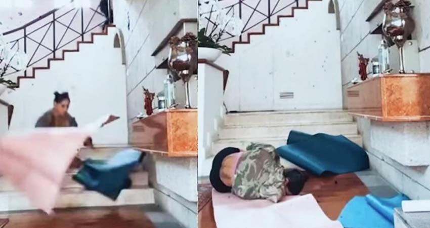 Bárbara de Regil se cae de las escaleras y fans le hacen memes