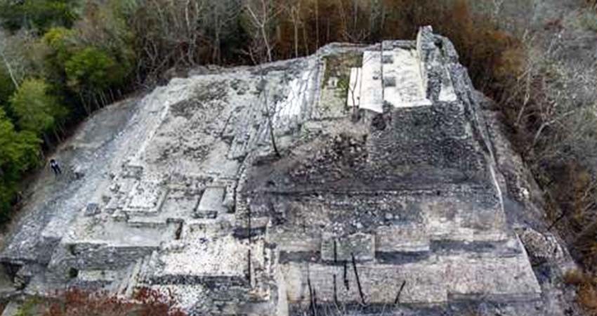 Incendio en Ichkabal destruyó decoración en estuco de 2 mil 400 años de antigüedad