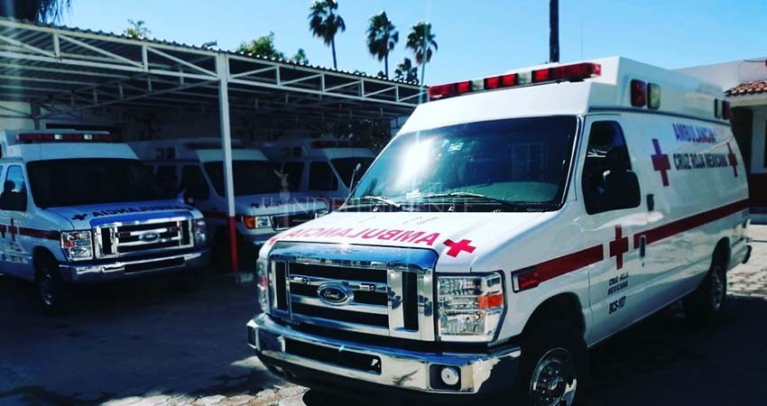 Baja sustancial en atención de accidentes, reporta Cruz Roja Mexicana Los Cabos