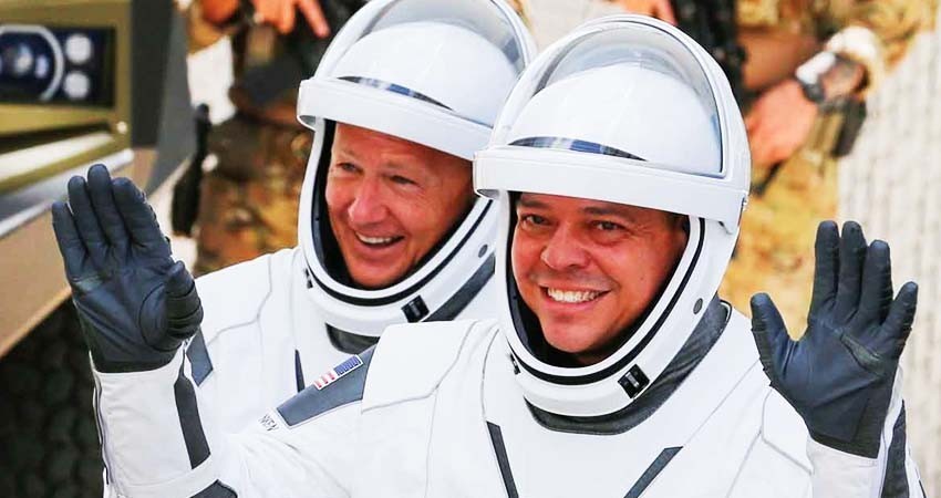 Así es el diseño del traje espacial de astronautas de SpaceX