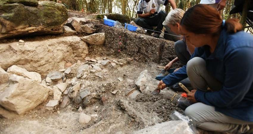 Hallan estructura ceremonial de 2 mil años en Tabasco