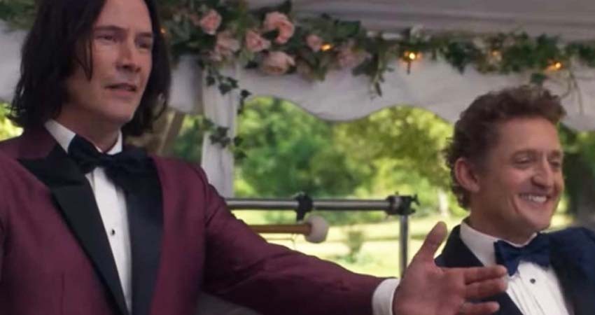 Keanu Reeves regresa a la comedia en la nueva entrega de 'Bill & Ted'