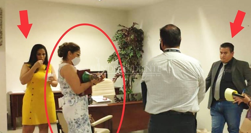 Lorenia Montaño se “llevó” campana de la Junta de Gobierno