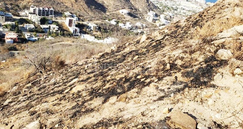 Provocado y con dolo, el incendio del Cerro de la Z en CSL