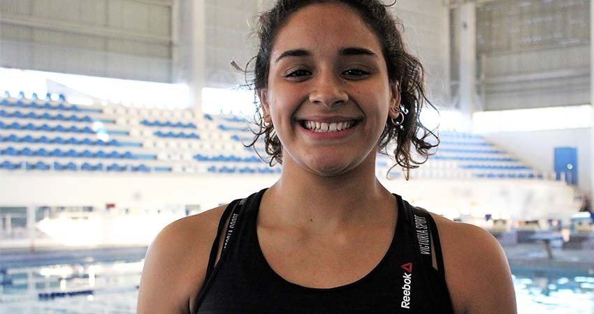 Feliz la Sudcaliforniana Aranza Vázquez por regresar a los entrenamientos