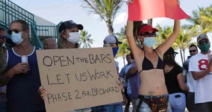 Florida registra récord de coronavirus; gobernador minimiza daño