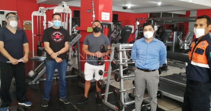 Entrenados contra el COVID gimnasios de Los Cabos