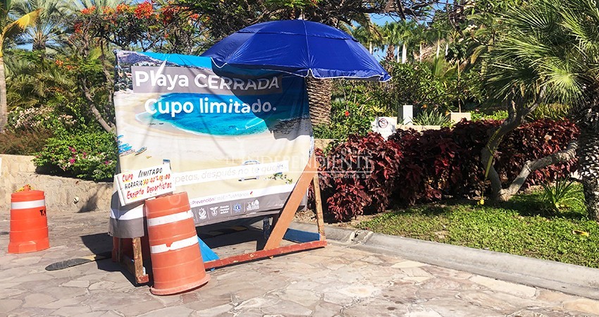 Finalmente autoridades aplicaron filtros en playas; 30% de su capacidad, se cerraron