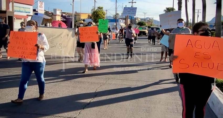 Loretanos se manifiestan para exigir solución a la crisis del agua en el municipio