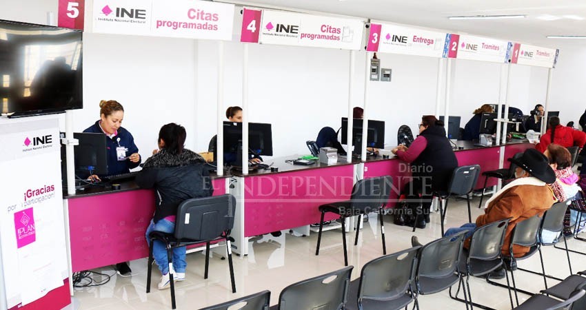 A partir de agosto el INE iniciará con la apertura gradual de sus módulos en BCS