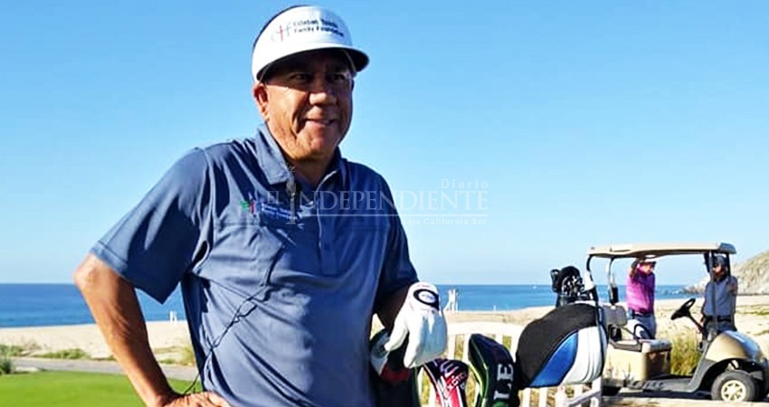 Golfista mexicano Esteban Toledo de visita en Los Cabos