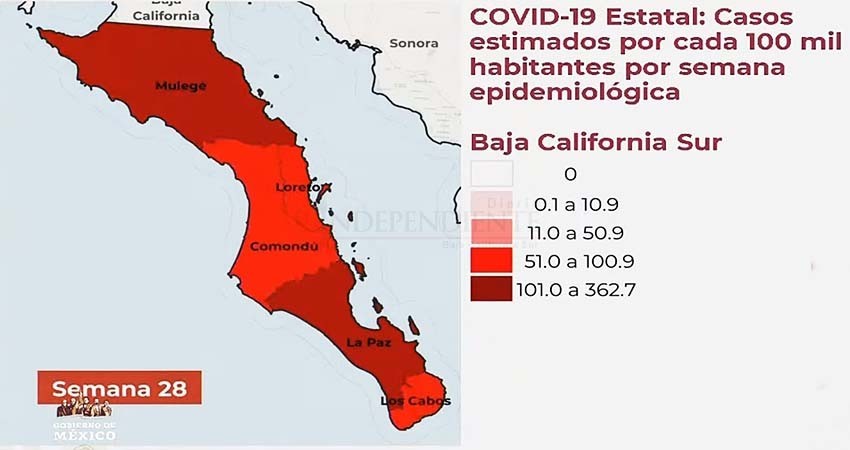 COVID-19 en BCS “una epidemia bastante activa”: López-Gatell