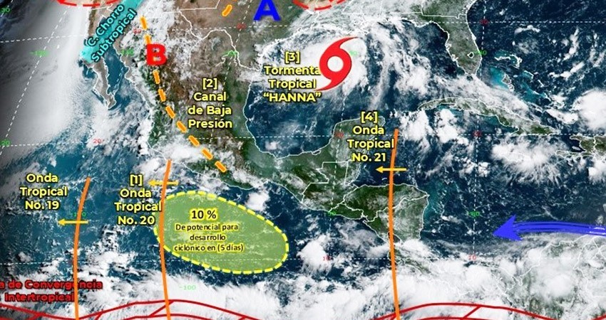 Lluvias aisladas y temperaturas máximas de 40°C en regiones de BCS, para el fin de semana