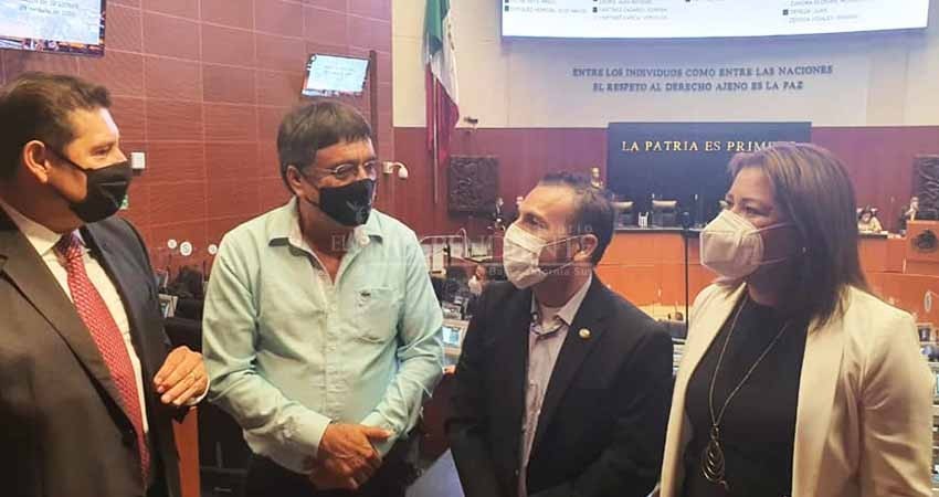 Acude delegado de CSL al Senado a pedir apoyos para solucionar problemas de agua, territorio y empleo