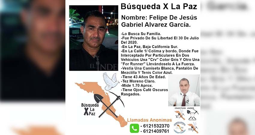 Continúa la desaparición de personas en BCS; reportan 3 levantones en menos de 24 hrs