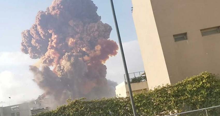 Gran explosión sacude Beirut, causando daños y heridos