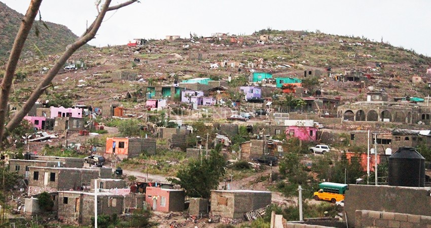 Más de 65 mil personas en BCS viven en zona de riesgo