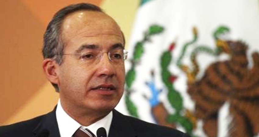 Acusa Calderon persecución por parte de AMLO