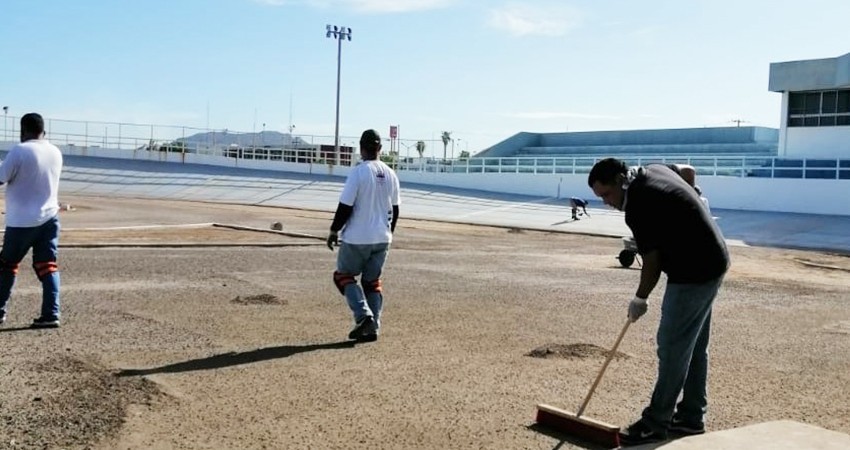 Realiza INSUDE mantenimiento y conservación en espacios deportivos