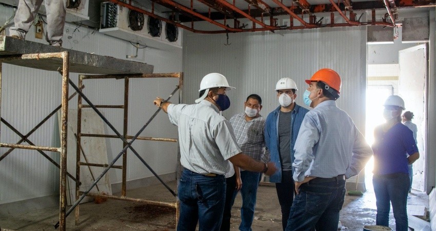 Supervisa el alcalde de La Paz avances en la rehabilitación del rastro municipal