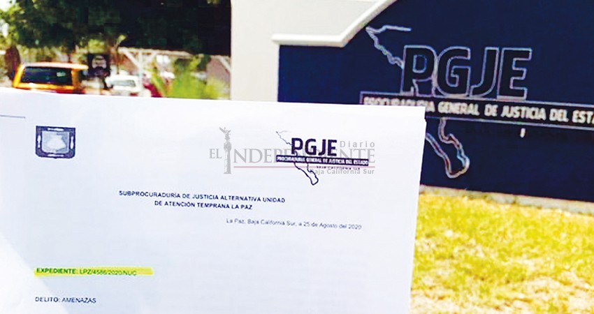 Por “amenazas”, reportero denuncia al presidente del Congreso BCS