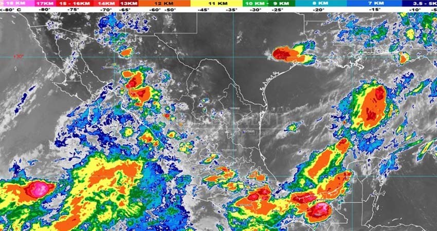Nubosidad remanente de "Hernán" continuará generando lluvias en BCS durante el fin de semana: CONAGUA 