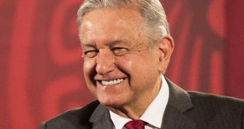 Destaca AMLO aprobación del 64% de la población