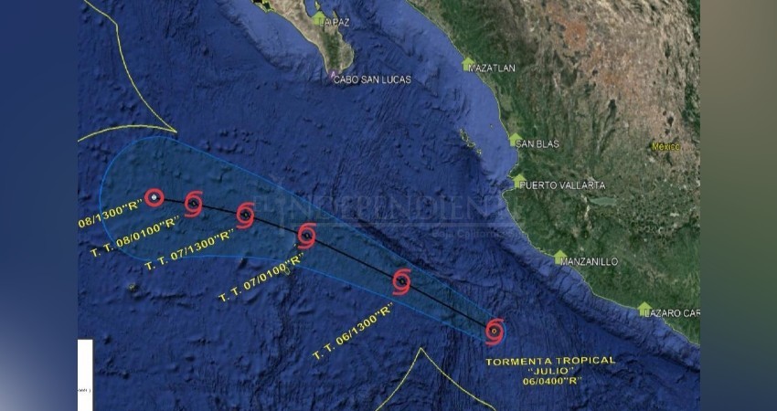 Restringen navegación hacia el Océano Pacífico por efectos de la TT “Julio”