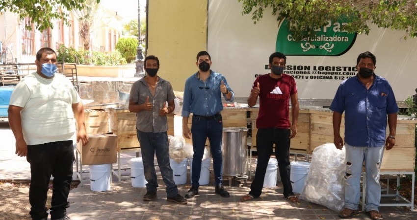 Entrega Desarrollo Social de La Paz, apoyos superiores al millón de pesos en la zona rural