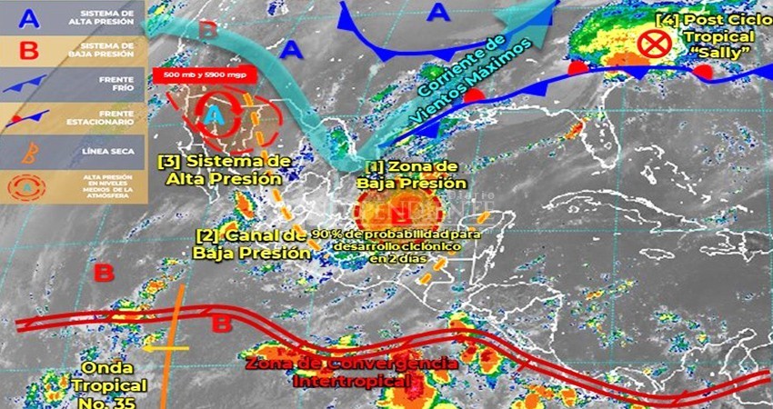 Calor, nublados y probabilidad de lluvia: pronóstico para el fin de semana en BCS