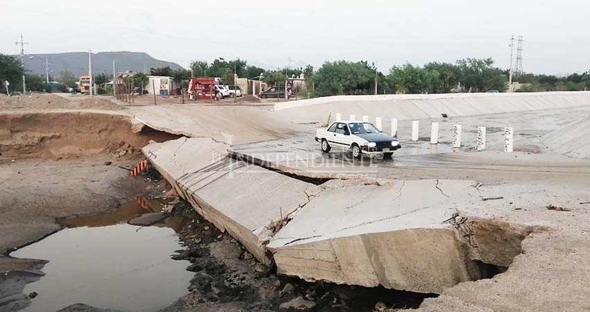 Obra inconclusa de Conagua pone en riesgo a colonos de La Paz