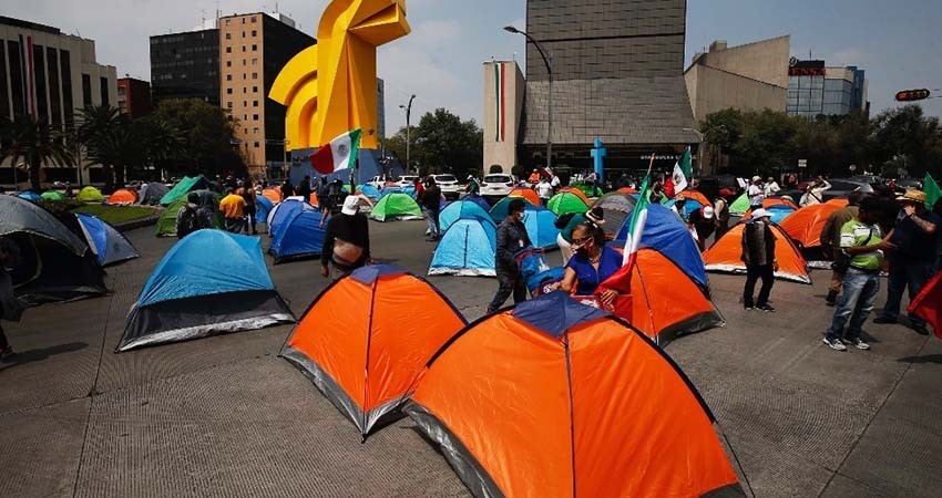 Garantiza presidente respeto a manifestación de opositores