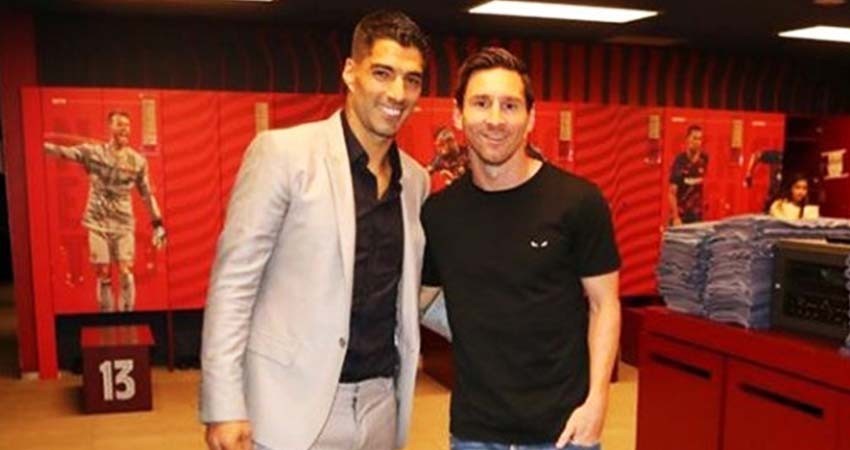 Messi arremete contra el Barça por la salida de su amigo Luis Suárez