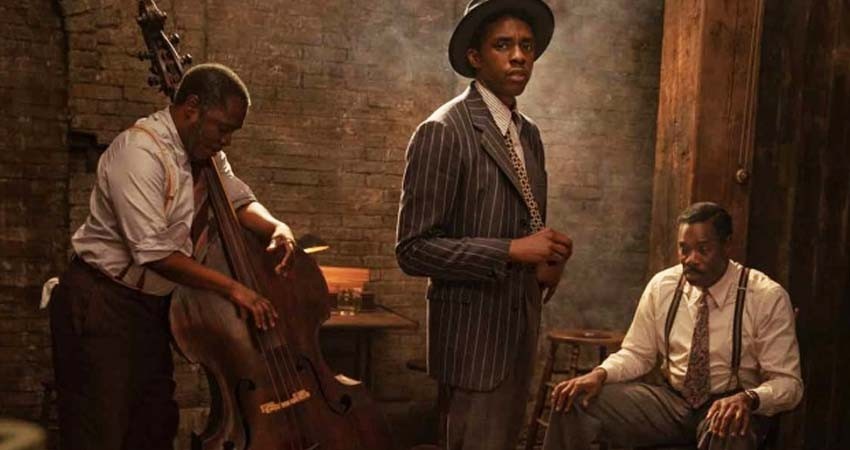 Publican primeras imágenes de Chadwick Boseman en su última película