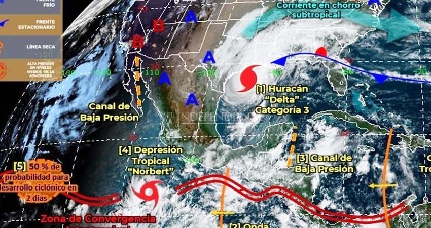 Lluvias aisladas y temperaturas de 40° C, pronóstico para el fin de semana