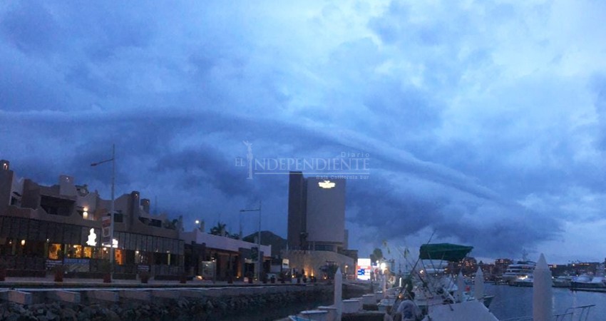 Monitorea Capitanía de Puerto tormenta frente a costas de Los Cabos