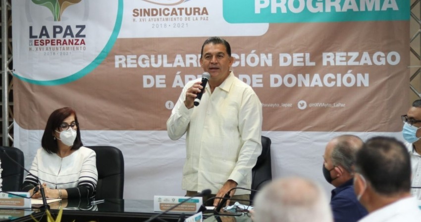 Ayuntamiento de La Paz realiza histórica regularización de predios donados