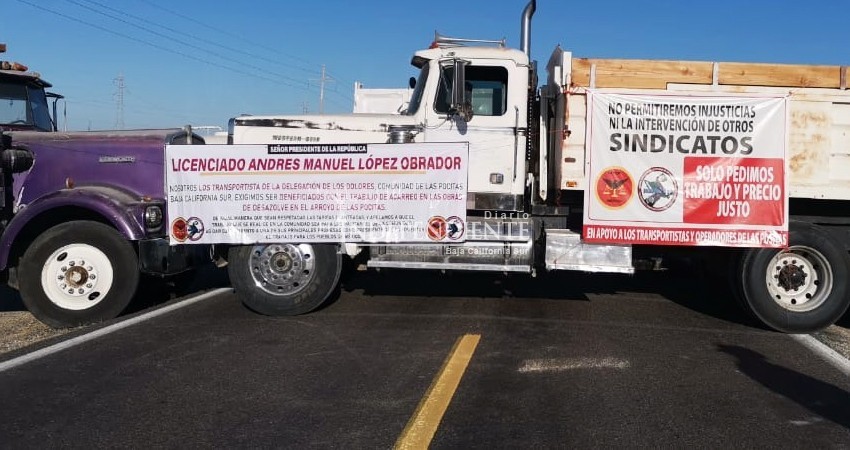 Retiran bloqueo en Las Pocitas pero regresan hoy a las 8 am