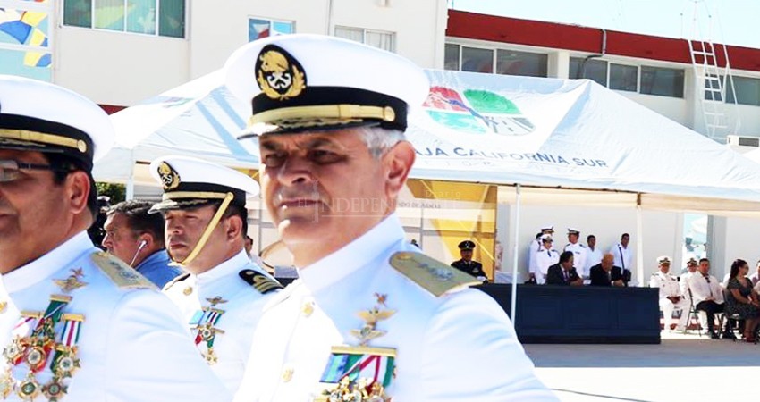 Este día ascienden al Comandante de la Zona Naval en BCS