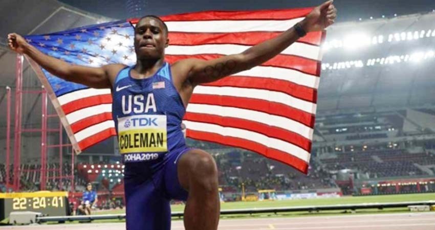 Christian Coleman apela a veto de dos años