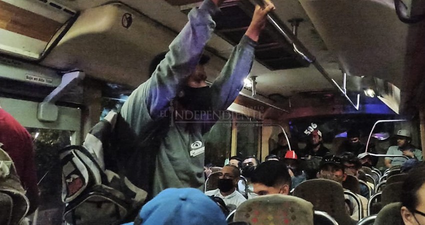 No cesan las denuncias por aglomeraciones en el transporte público y de personal