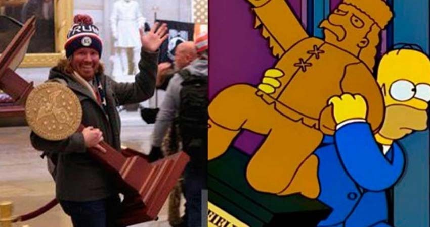 Los Simpson también predijeron caos y disturbios por elecciones en EU