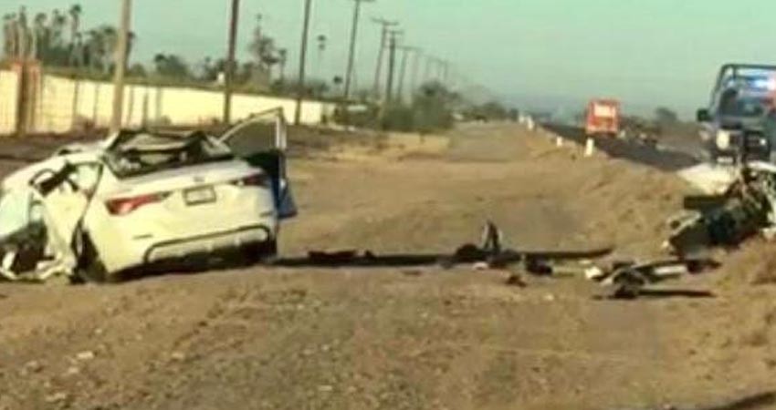 Una tragedia, tres decesos en choque de auto contra tráiler