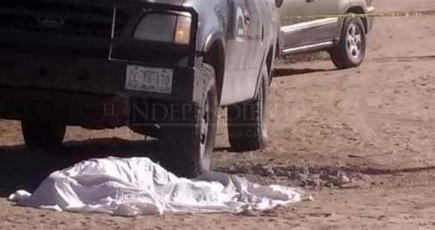 A balazos asesinan a masculino en El Vizcaíno