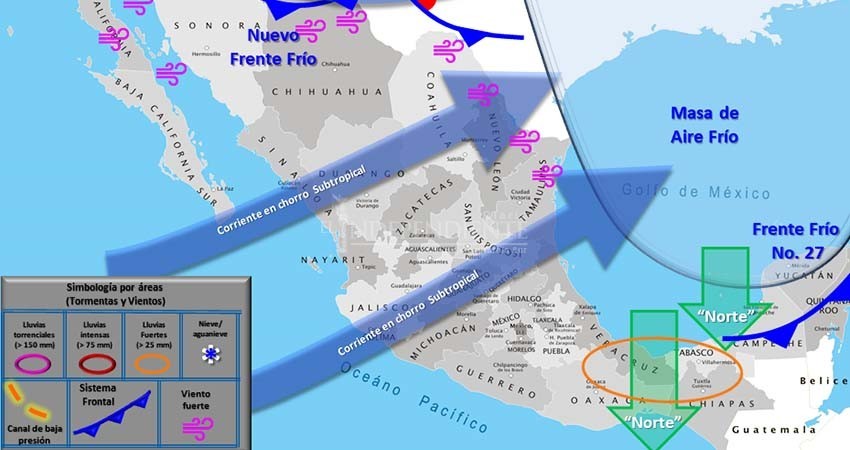 Frío no da tregua, seguirán bajas las temperaturas este fin de semana en regiones de BCS