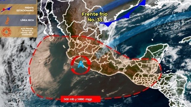 Escasa probabilidad de lluvias y ambiente cálido en el sur del estado