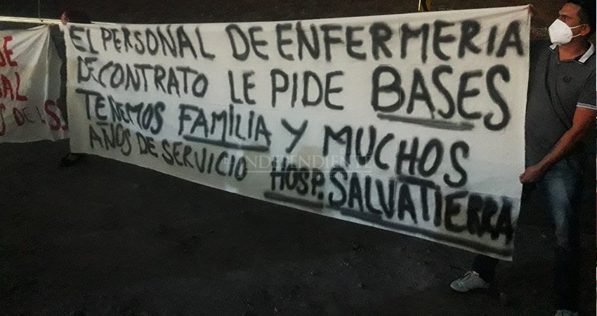 Hospital Salvatierra sin bases para enfermería desde 2019