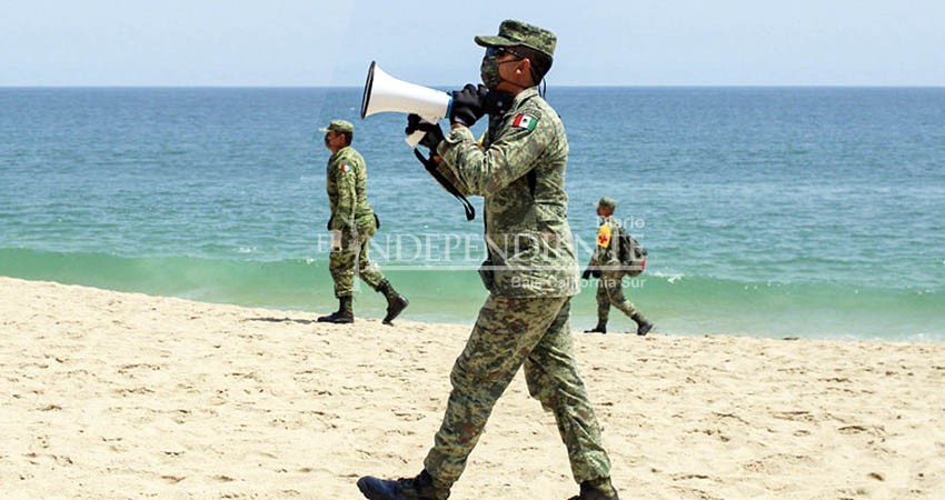 Fuerzas armadas  desalojarán a quienes acampen en playas durante Semana Santa